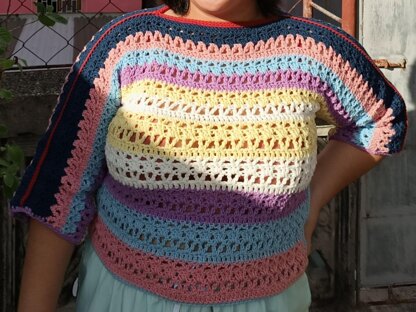 Crochet Pattern - Jessy Pullover