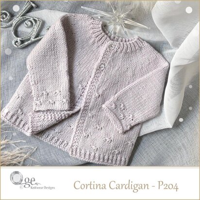 Cortina Cardigan P204 - knitting pattern