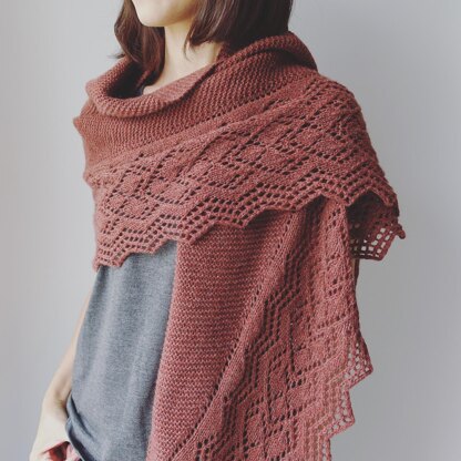 Acorn shawl