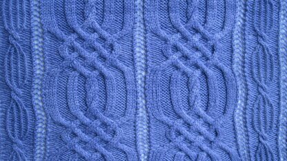 Sebago Cabled Shawl