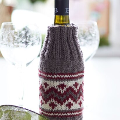 Woolly Wine Cozy in Patons Classic Wool Worsted