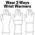 Rainbow Wear 3 Ways Wrist Warmers