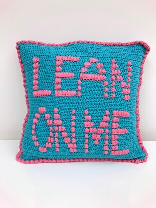 Lean on me cushion