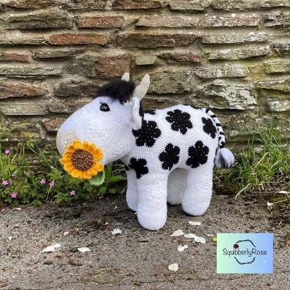 Bluebell the African flower cow.