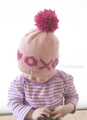 XOXO Hugs & Kisses Valentine Hat