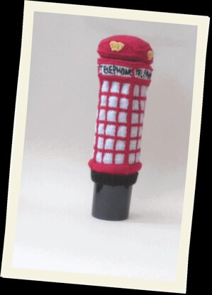 Telephone Box Wine Bottle Cover