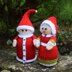 Christmas Dolls Knitting Pattern - Toy Knitting Pattern