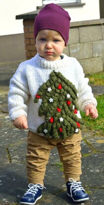 Baby Sweater - Bobble Tree