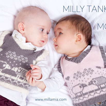 "Milly Tank Top and Mobile" - Top Knitting Pattern For Babies in MillaMia Naturally Soft Merino