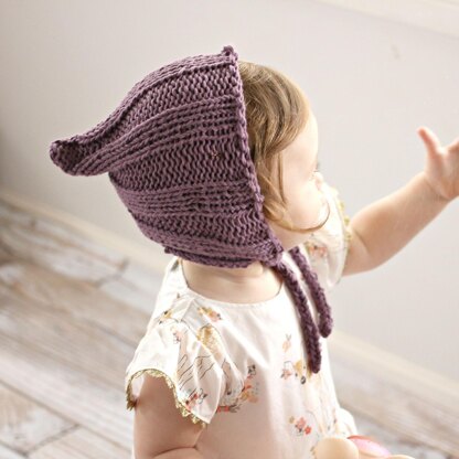 Triple Ribbed Pixie Bonnet