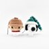 Charlie Brown and Snoopy Ornaments