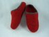 Women's Scuff Slippers Felted Knit Pattern