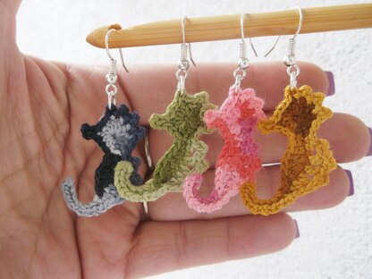 Seahorse earrings