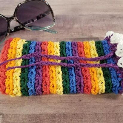 Rainbow Sunglasses Pouch