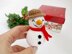Crochet snowman pattern Christmas ornament Amigurumi snowman decoration