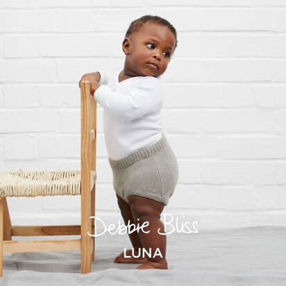 Orion Bloomers - Shorts Knitting Pattern For Babies in Debbie Bliss Luna