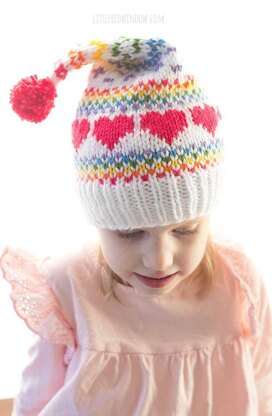 Rainbow Love Stocking Cap