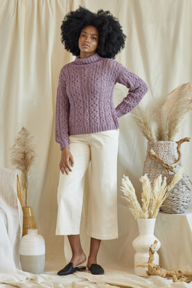 Women's Jumper Serra in Universal Yarn Wool Pop - Downloadable PDF