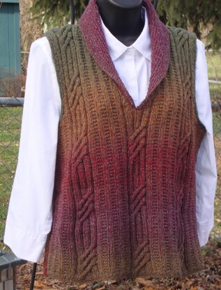 Cable and Cowl Vest