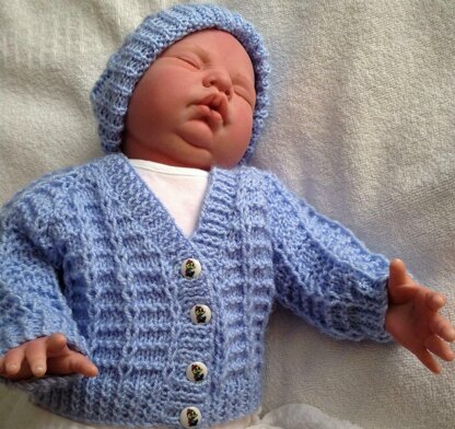 Loop knit cardigan baby hotsell