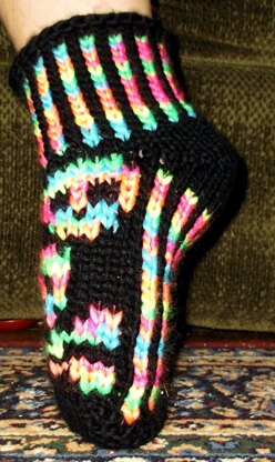 Skull Sock Booties