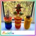 Flower top jar cover I by HueLaVive