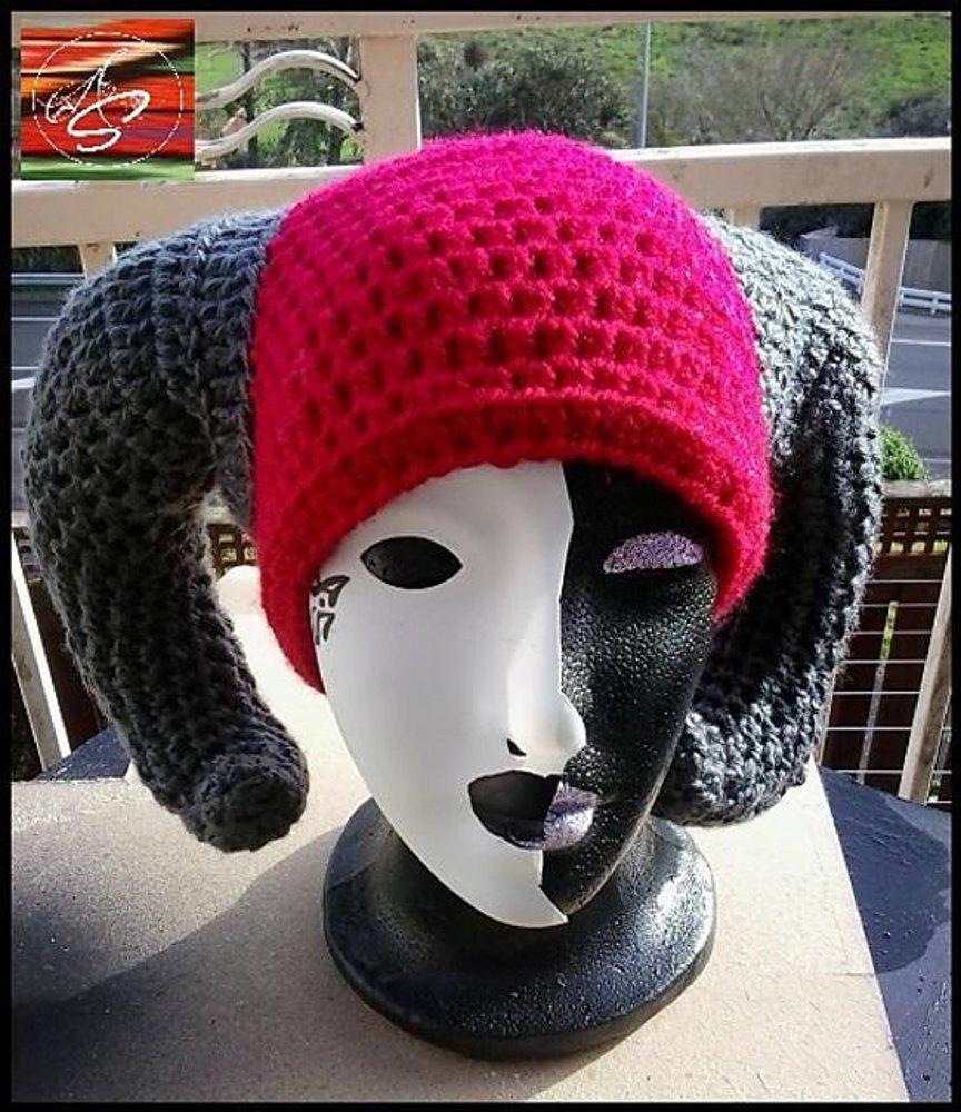 Rams Horn Beanie Crochet pattern by AwkwardStitchUations