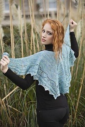 Lydia Crescent Lace Shawl