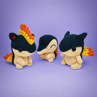 Cyndaquil, Quilava & Typhlosion