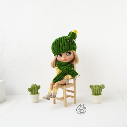 Cactus beret for Blythe