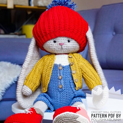 Crochet Pattern -  Outfit Jovie for Toys
