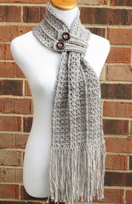 Hartford Buttoned Scarf