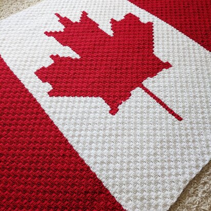 Canada Flag C2C Blanket