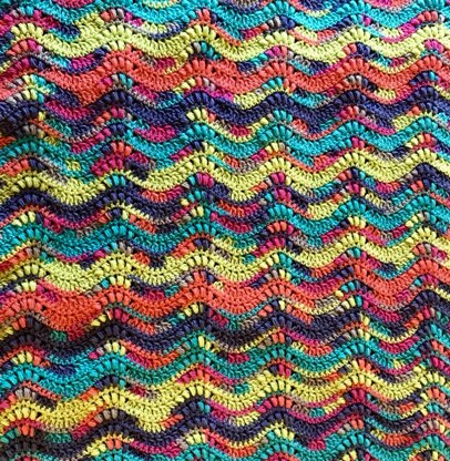 EASY Wild & Wavy Baby Blanket
