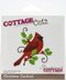 CottageCutz Dies - Christmas Cardinal, 3.2"X1.2"