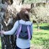 Rebecca Rabbit Felted Backpack