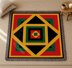 C2C CROCHET PATTERN Kaleidoscope Rasta Blanket Black Yellow Red Green Afghan