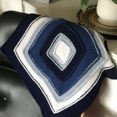 Modern Squares Baby Blanket