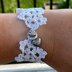 Dana cuff/Bracelet - crochet pdf pattern - how to make jewelry crochet