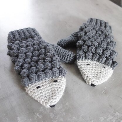 006-Hedgehog mittens