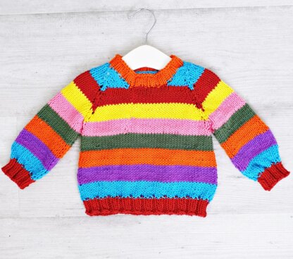 Baby best sale rainbow jumper