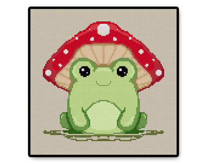 Frog - PDF Cross Stitch Pattern