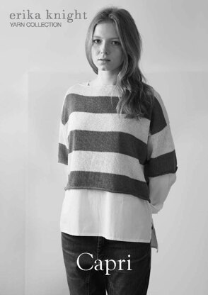 Capri Sweater in Erika Knight Studio Linen - Downloadable PDF
