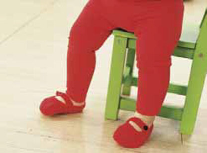 Little Red Shoes in Patons Astra