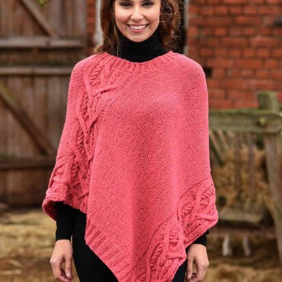 Wilhemina Poncho in Juniper Moon Farm Patagonia - Downloadable PDF