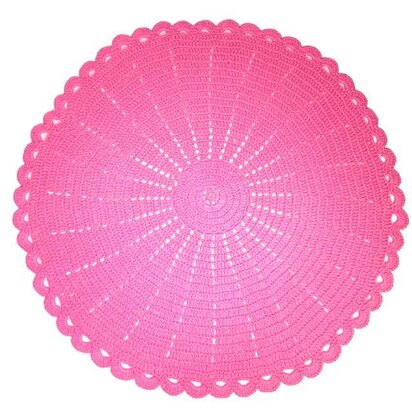 Crochet Pink placemat