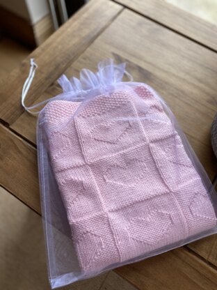 blush baby blanket