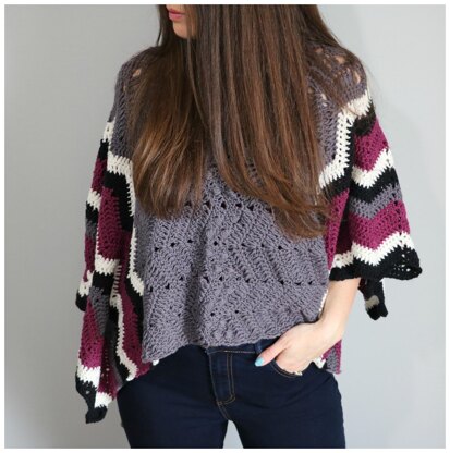 Ripple Effect Poncho