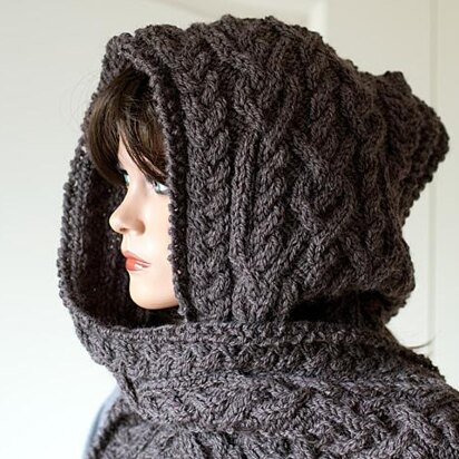 Hooded scarf "Ingrid"