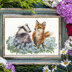 Bothy Threads The Woodland Glade Cross Stitch Kit - 34 x 24cm